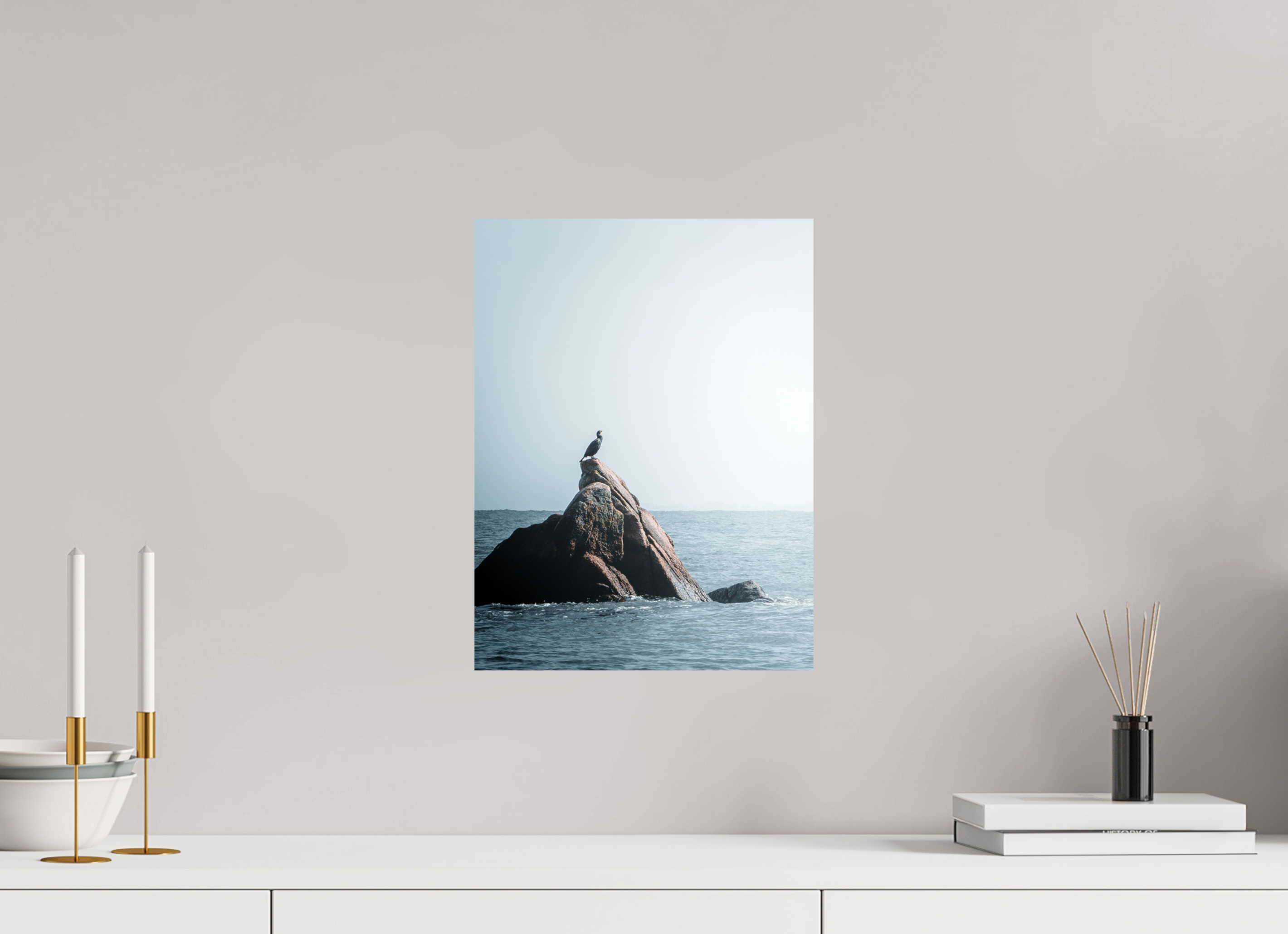 30 x 40 cm, Impression Fine Art Le penseur (Bretagne)