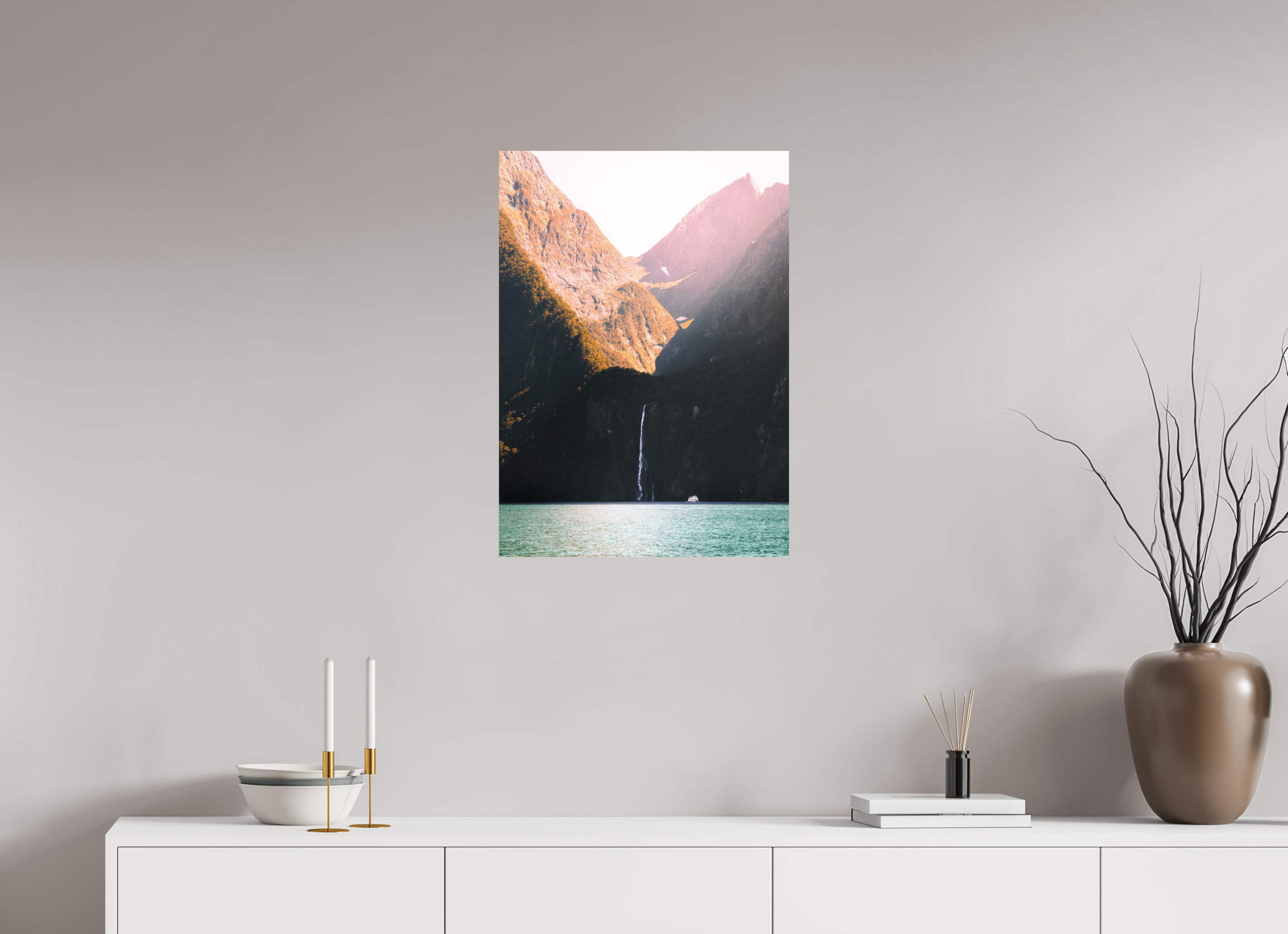 50 x 70 cm, Lesaffre Photo Chute (Nouvelle-Zélande)