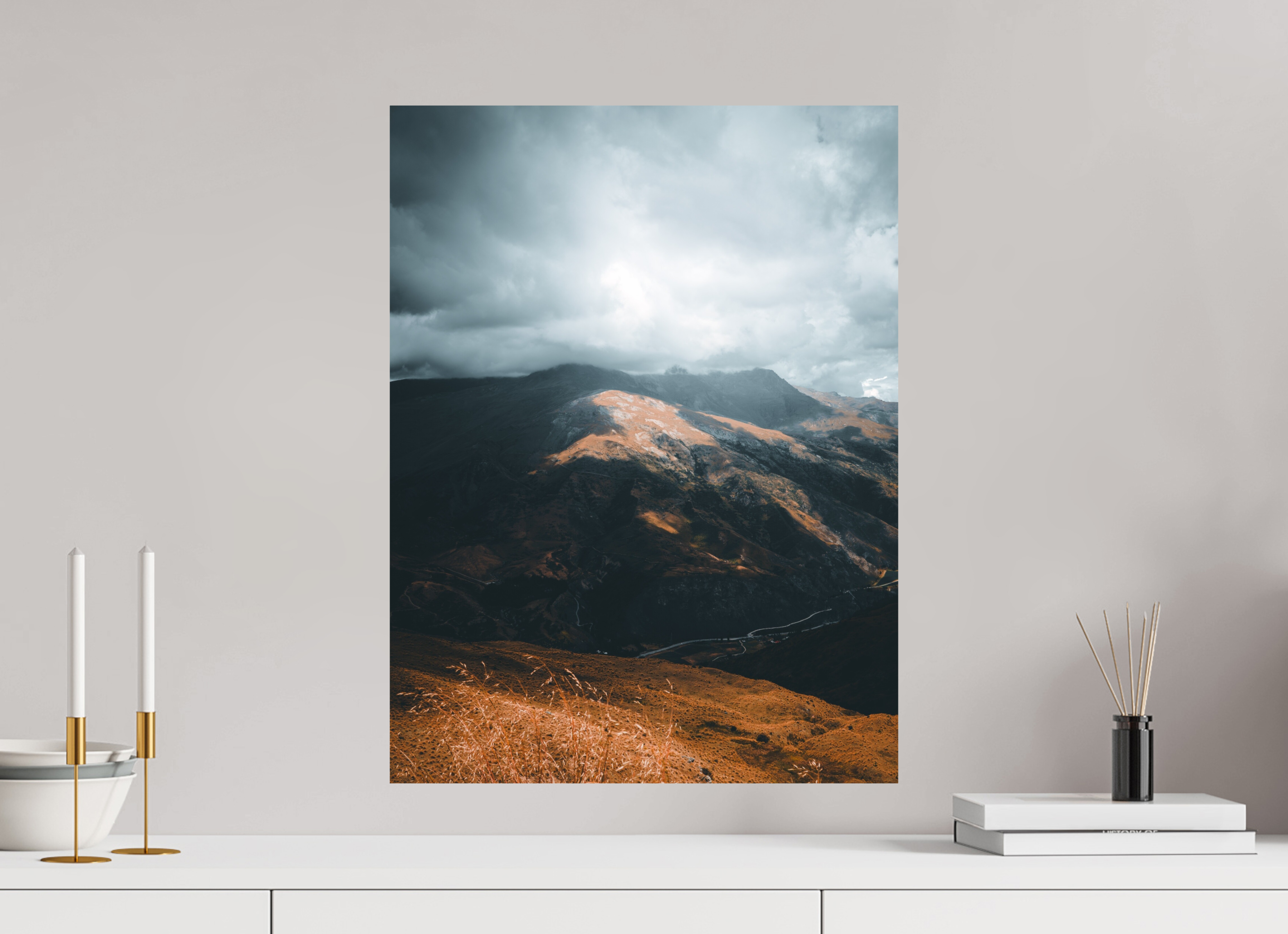 45 x 60 cm, Impression Fine Art Ciel et Terre (Nouvelle-Zélande)