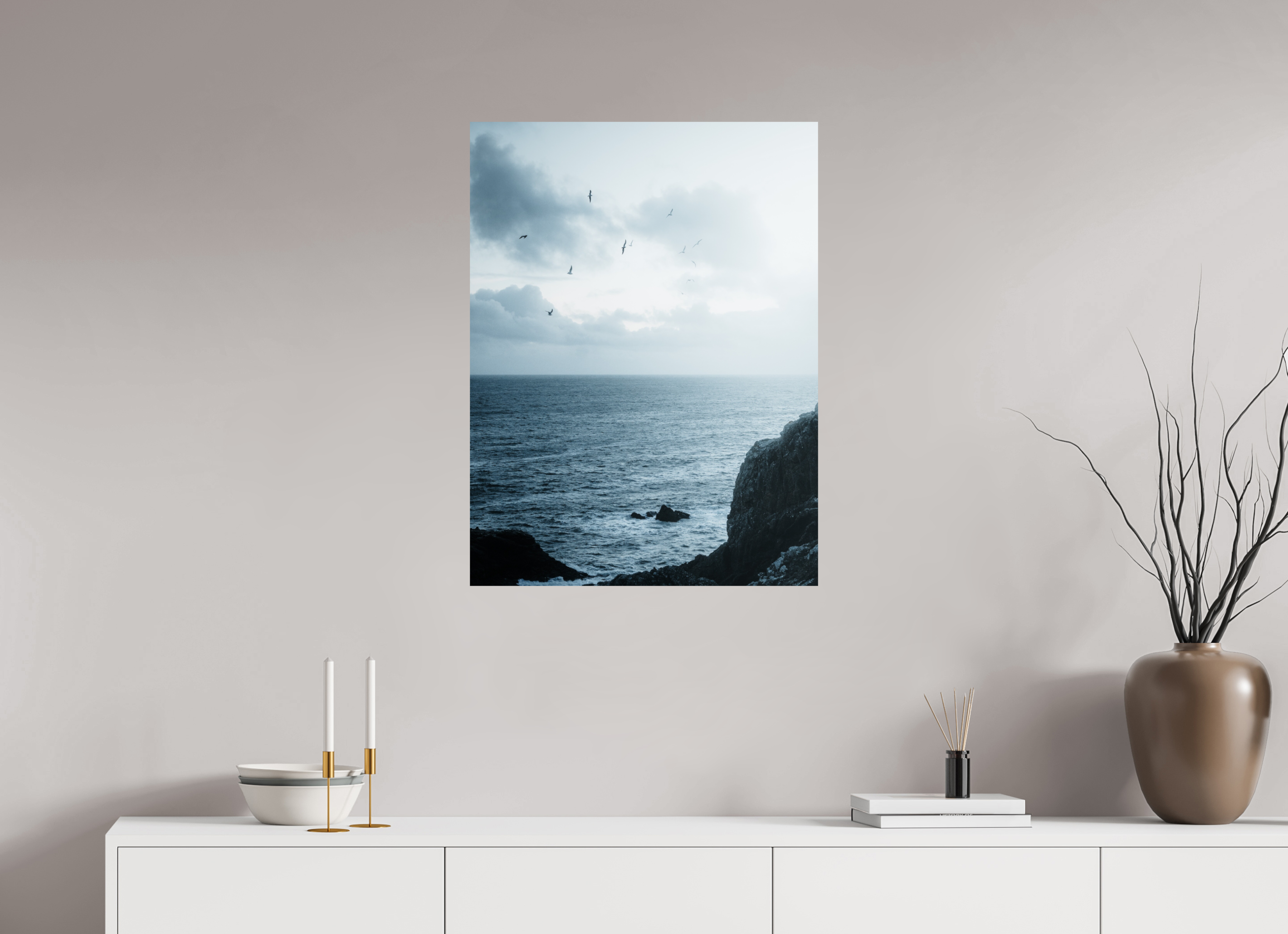 60 x 80 cm, Impression Fine Art Fin de journée (Bretagne)