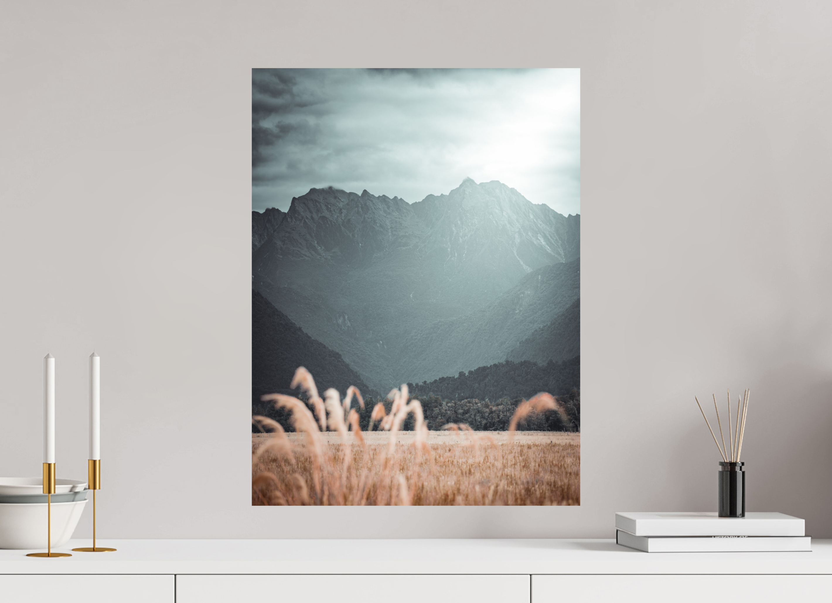 45 x 60 cm, Impression Fine Art La crête (Nouvelle-Zélande)