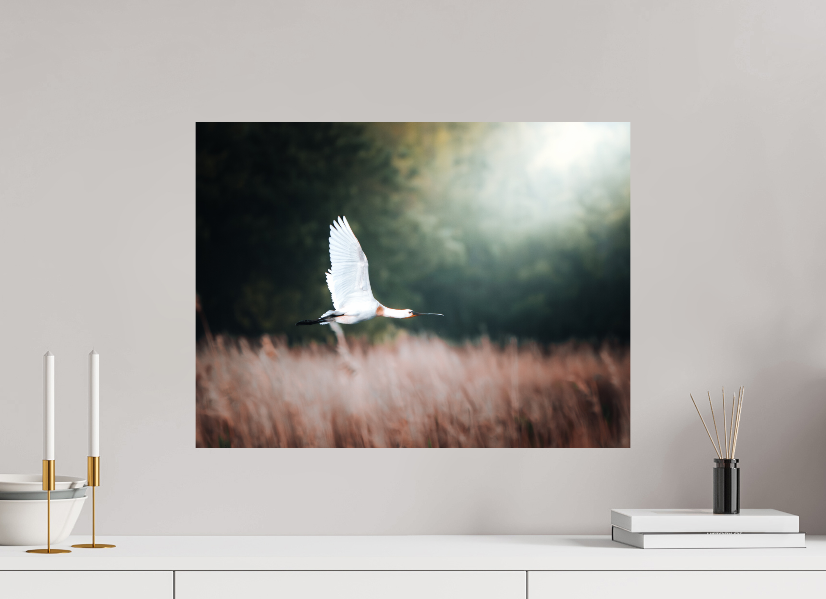60 x 45 cm, Impression Fine Art L'envol 2 (Médoc)