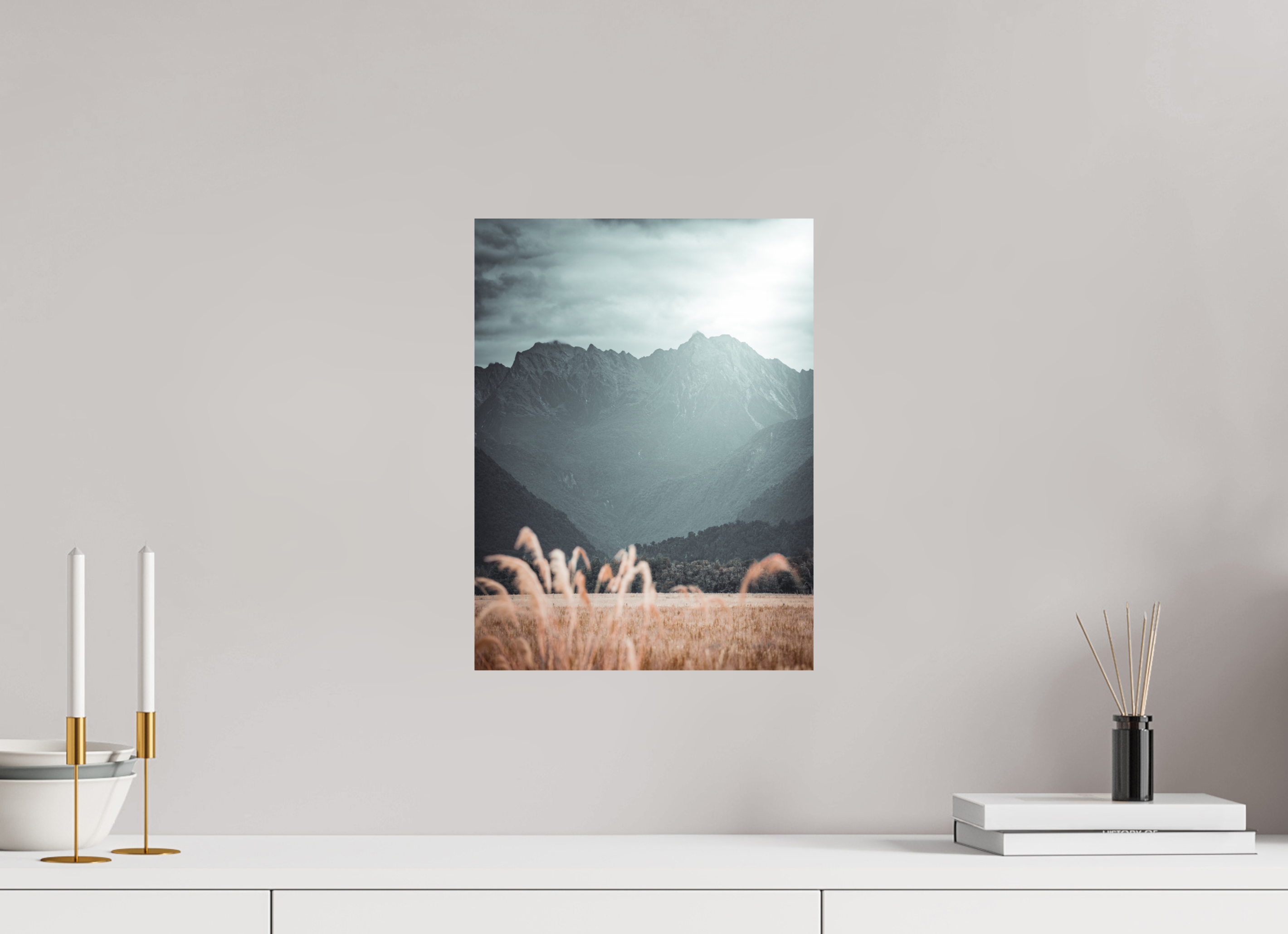 30 x 40 cm, Impression Fine Art La crête (Nouvelle-Zélande)