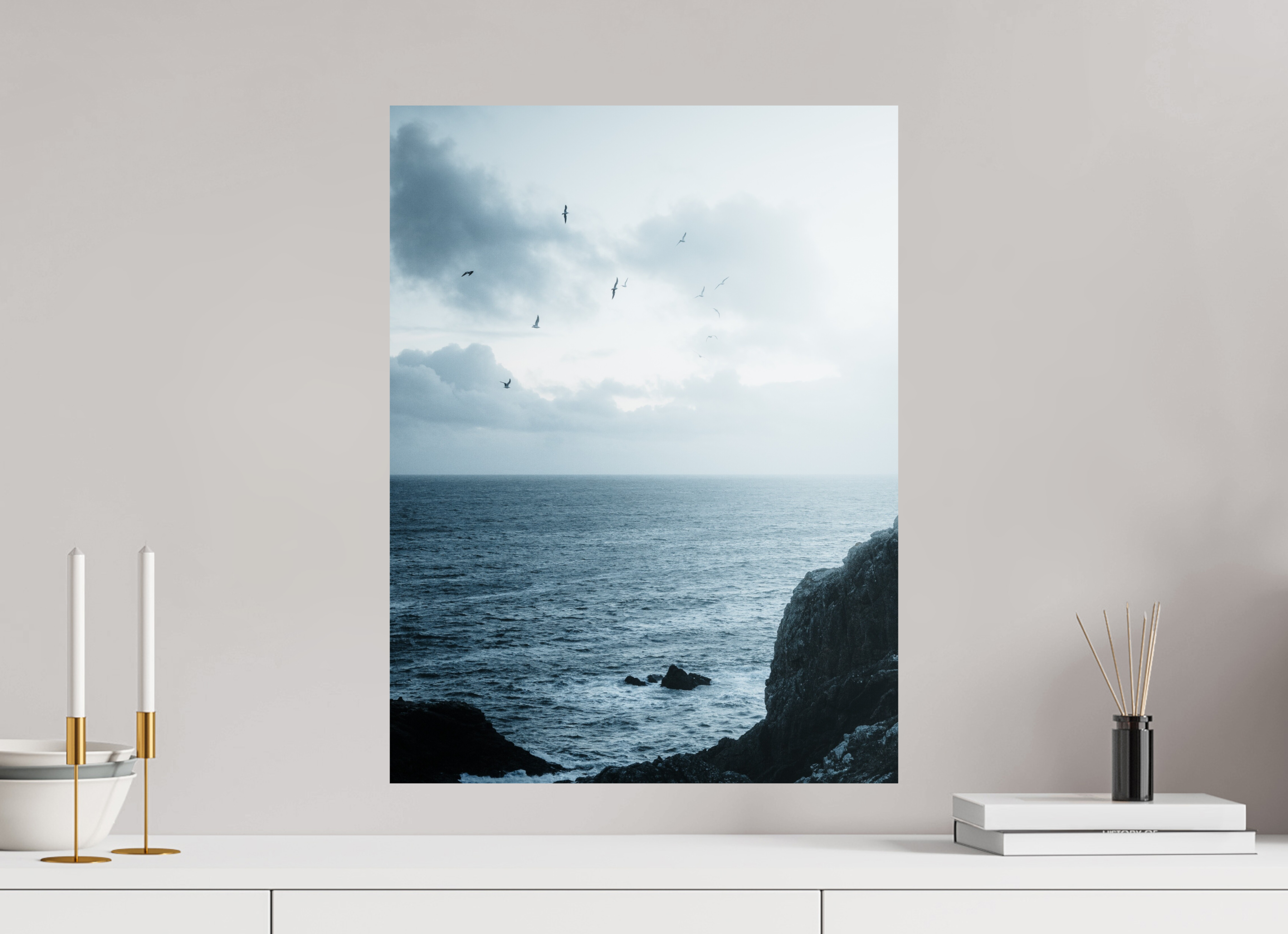 45 x 60 cm, Impression Fine Art Fin de journée (Bretagne)