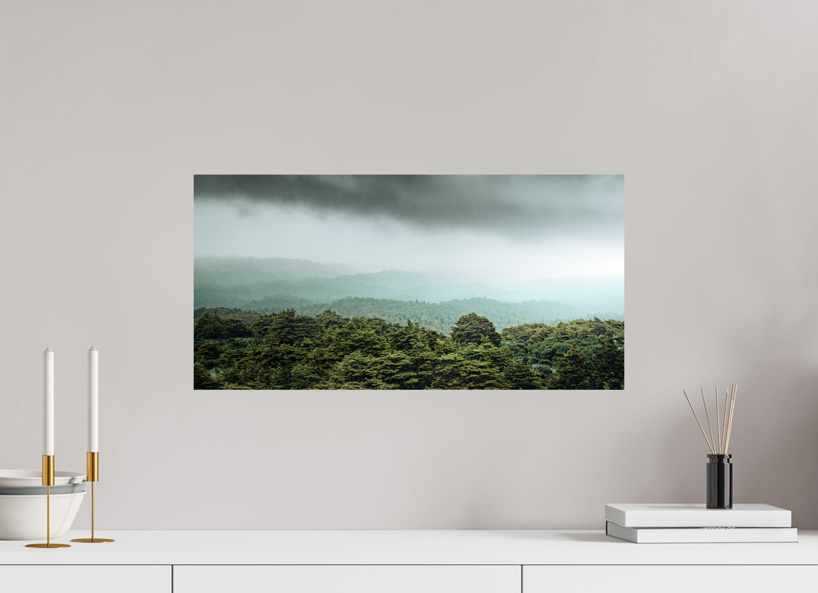 60 x 30 cm, Lesaffre Photo Vagues vertes (Nouvelle-Zélande)