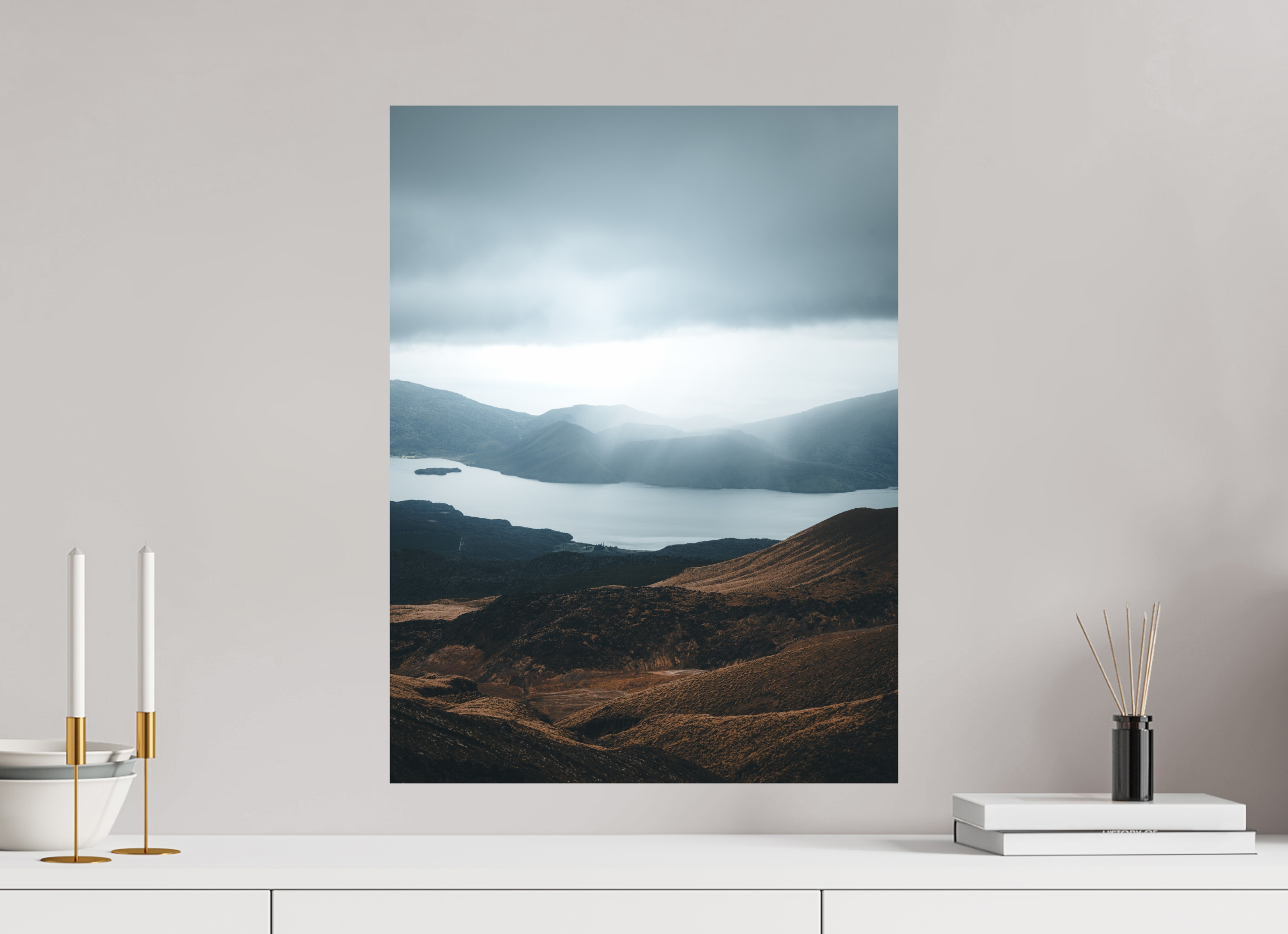 45 x 60 cm, Impression Fine Art Quand vient la pluie (Nouvelle-Zélande)