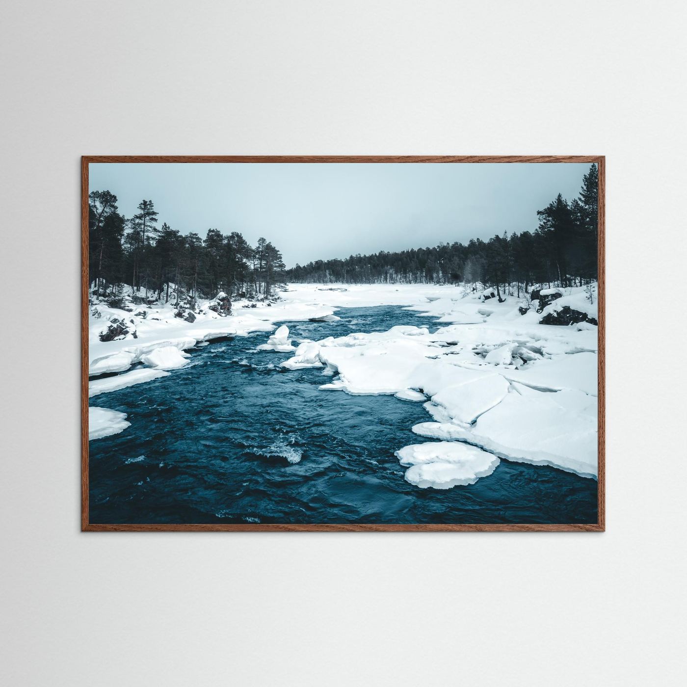 Rivière arctique (Laponie Finlandaise)