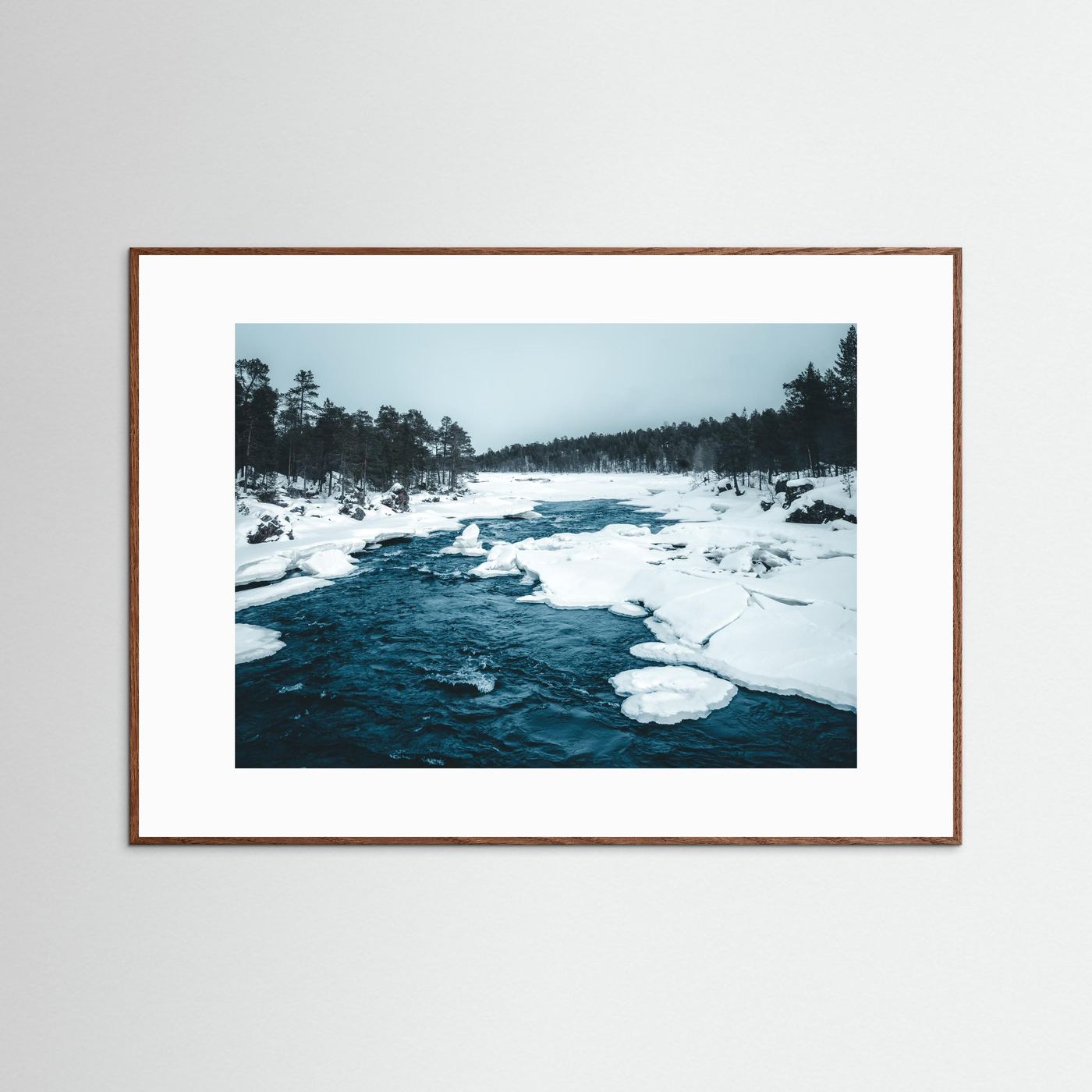 Rivière arctique (Laponie Finlandaise)