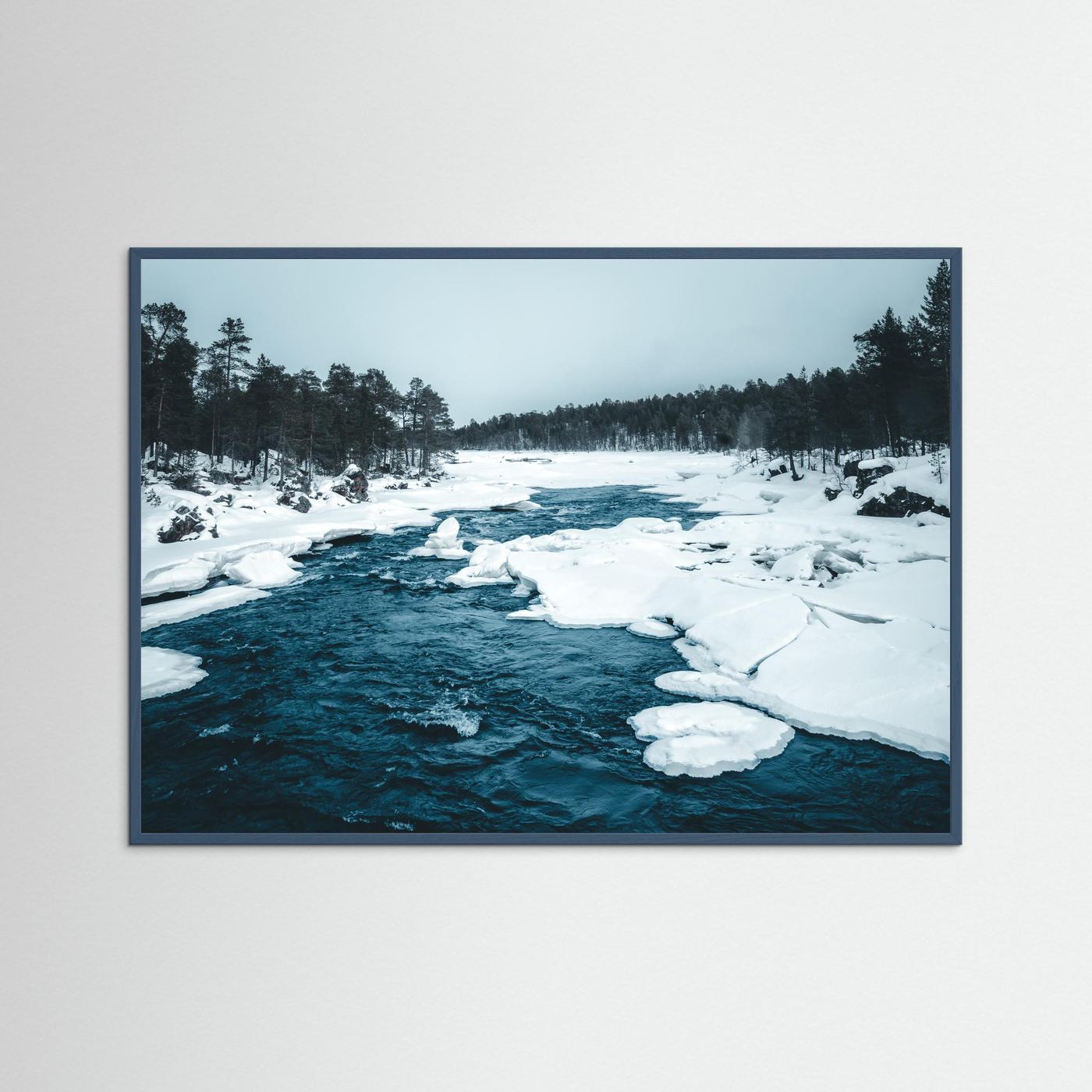 Rivière arctique (Laponie Finlandaise)